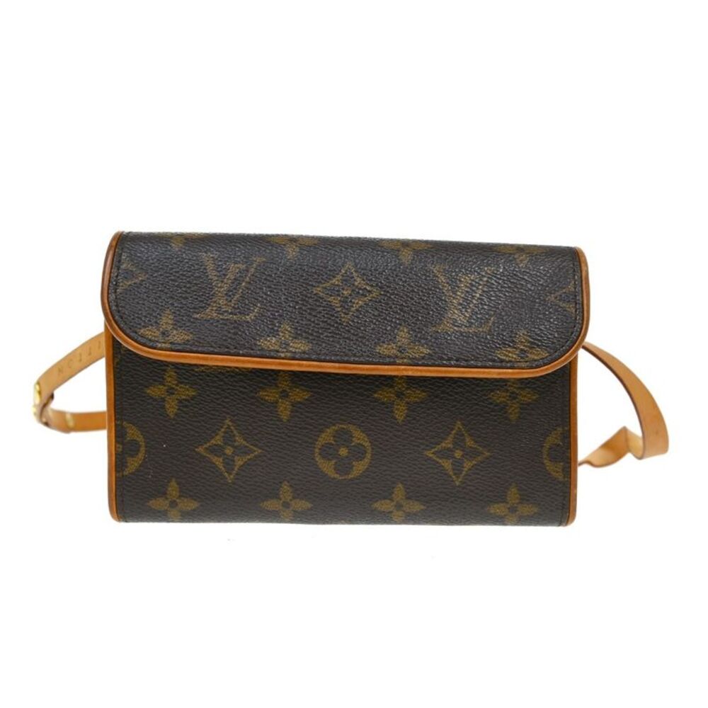 Louis Vuitton Florentine Waist Monogram Canvas Brown Canvas Handbag